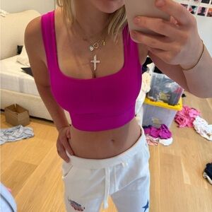 Athletic crop top